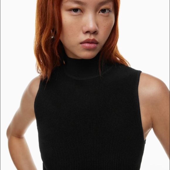 Babaton Sculpt Knit Mock Neck - Picture 1 of 3